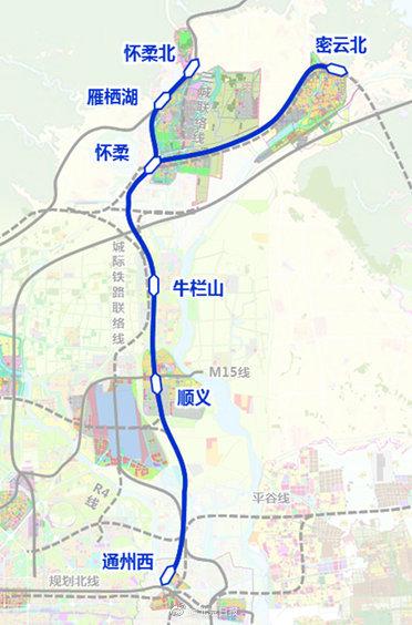 到北京密云北京市郊铁路京承线6月底开通密云地铁开工时间