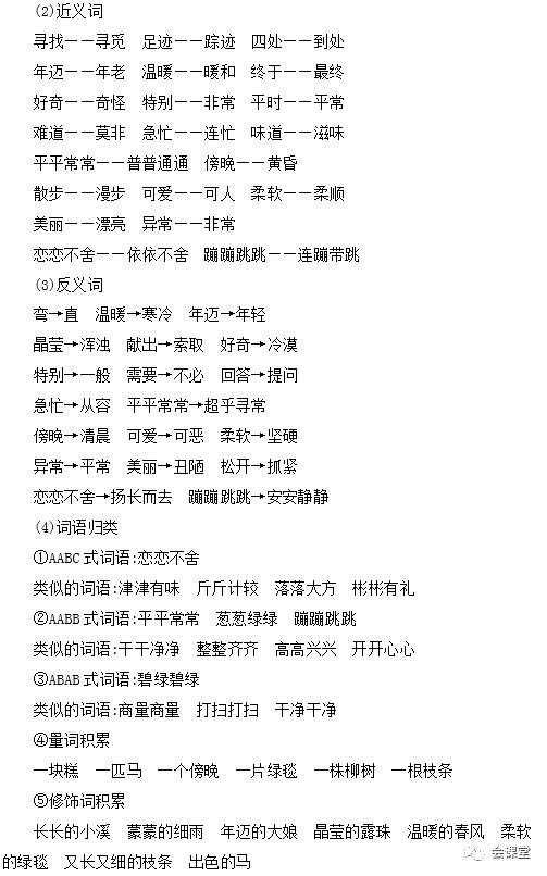 详细解读的近义词