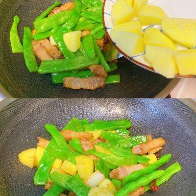 五花肉炖豆角