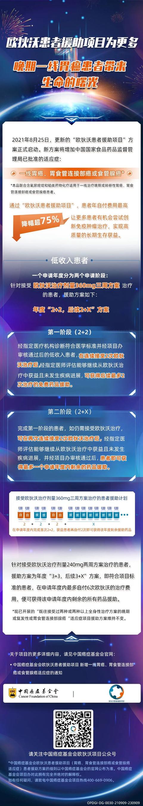 歐狄沃患者援助項目為更多晚期一線胃癌患者帶來生命的曙光