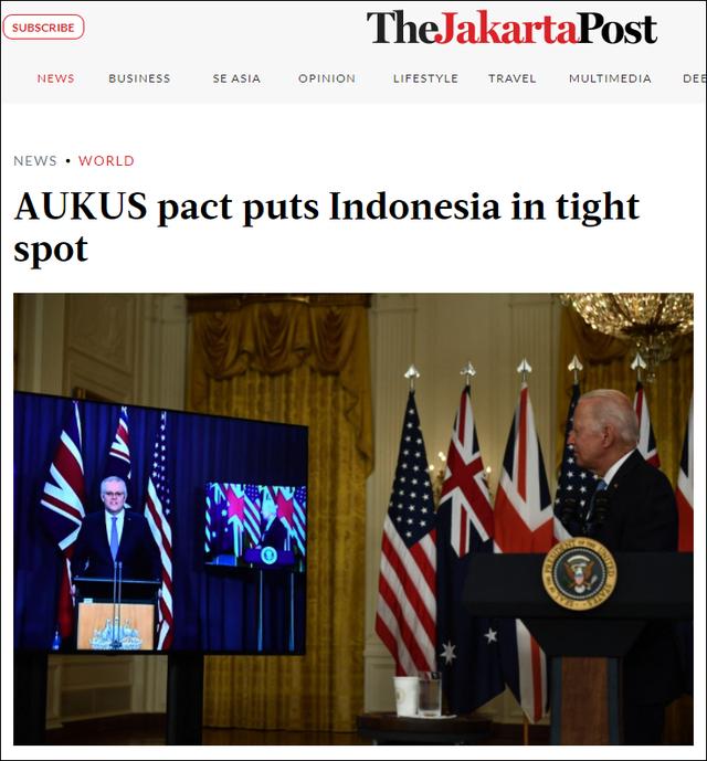 美英澳同盟出炉，东南亚媒体：在亚太挑起军备竞赛
