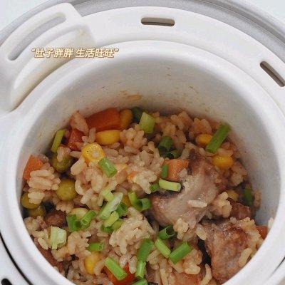 1岁+宝宝辅食｜排骨焖饭｜宝宝吃光 香嫩入味