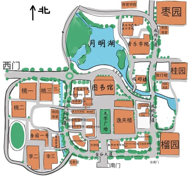 教學樓簡筆畫立體感(簡單又漂亮的操場畫)-文章摘抄網