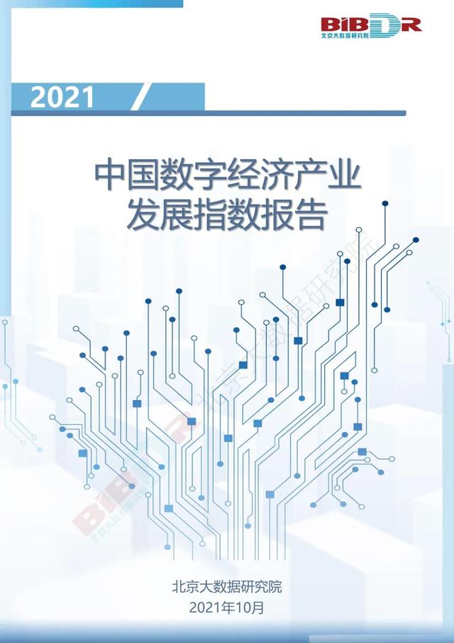 2021中国数字经济产业发展指数