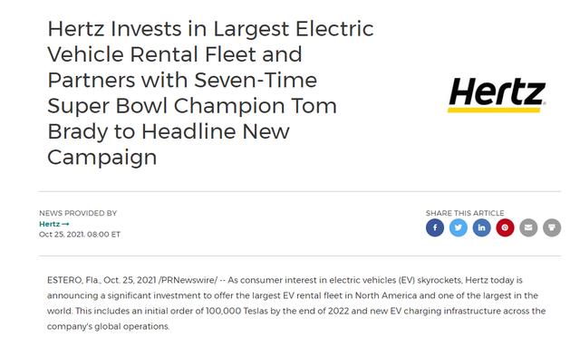 10万辆！电动车史上最大订单！特斯拉一夜暴涨12%，市值首破1万亿美元，马斯克身家大涨360亿