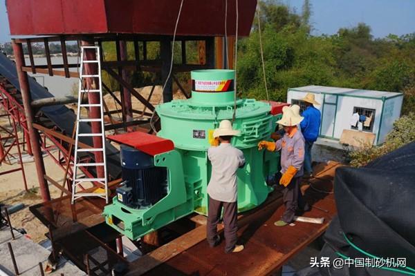 双进料口棒磨式制砂机启动演示
