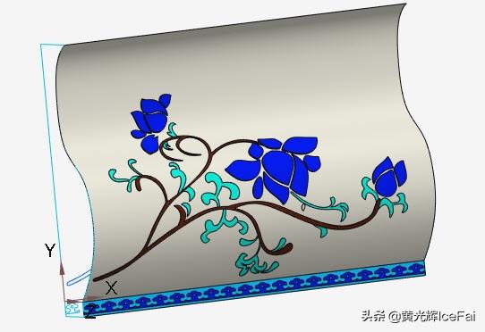 proe工程图曲面展平折弯线