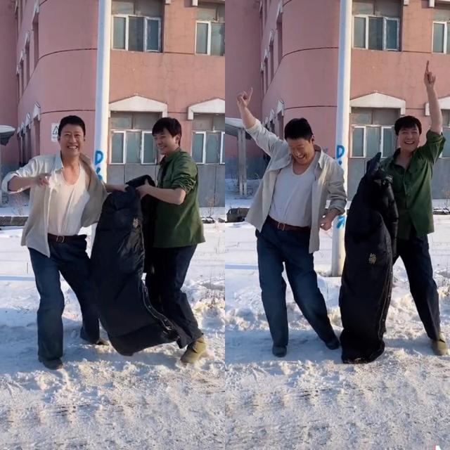 演员于震:戏骨于震雪地热舞遭群嘲，娶小13岁娇妻生仨娃，前妻曾曝其家暴