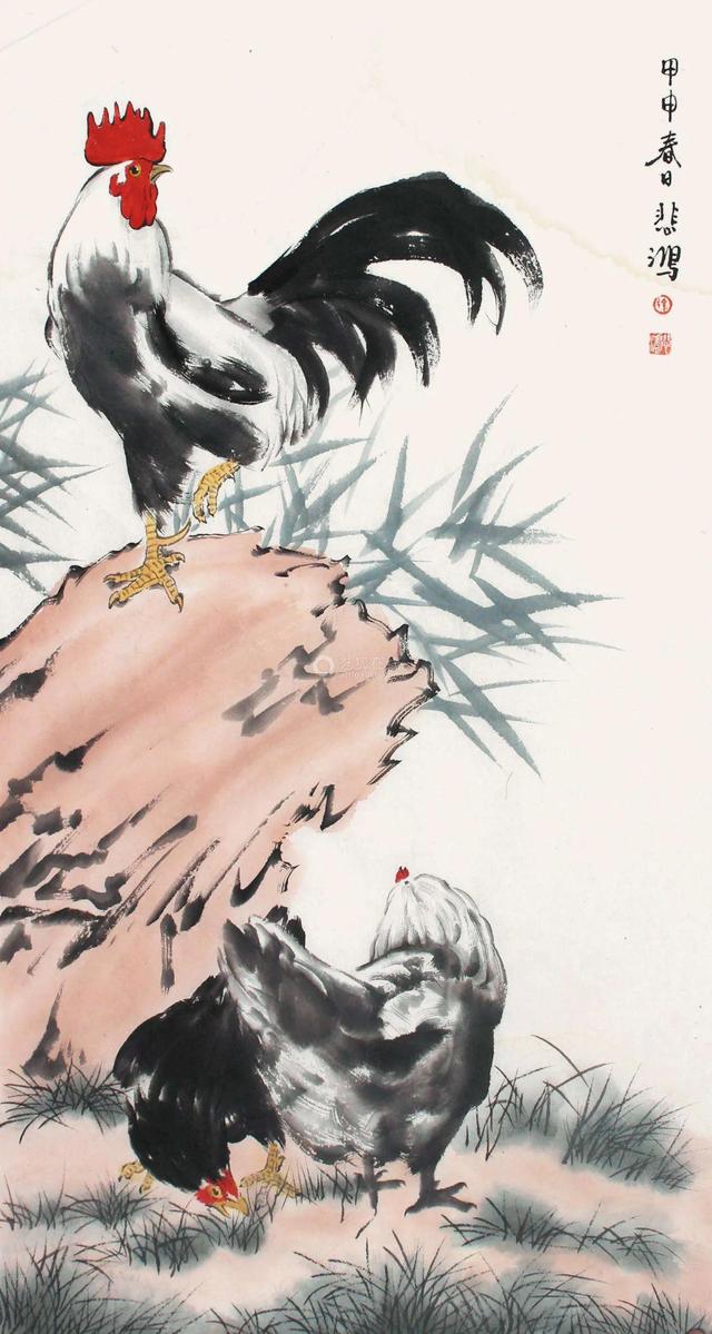徐悲鸿励志学画