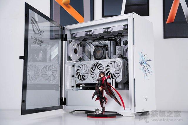 高顏值雪武戰姬純白主題，i7 11700K配RTX3070水冷主機方案