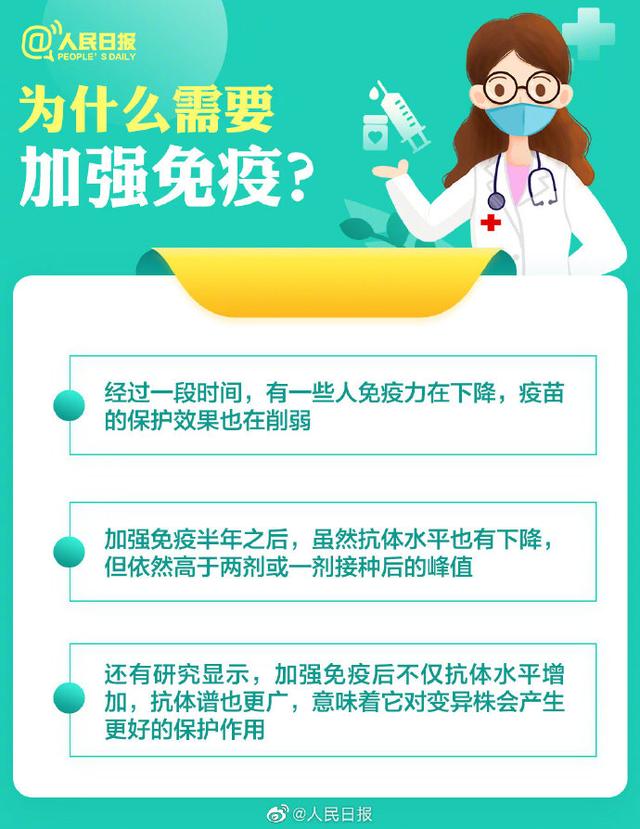 关注 | 多地已开打！9图了解要不要打新冠疫苗加强针