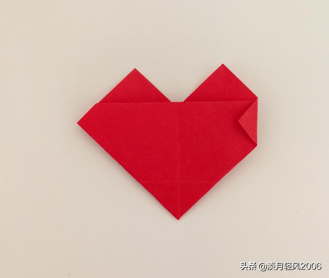 如何折爱心,如何折爱心长方形纸