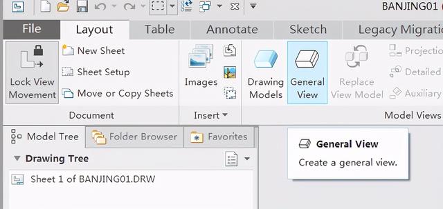 creo钣金展平工程图标注设置