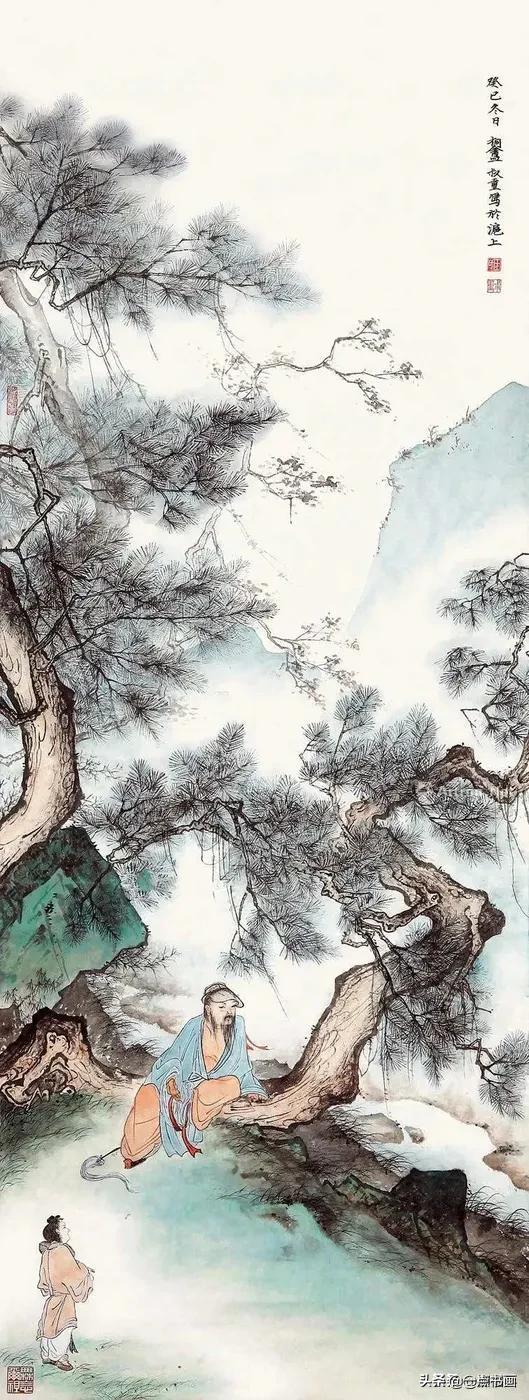 松下问童子全诗（松下问童子绘画）