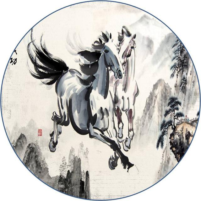 100张马到成功,龙马精神高清微信,qq头像底图分享.