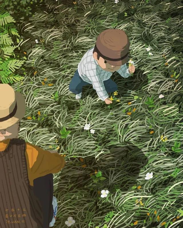 会画画的爸爸，太暖了