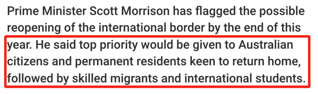 澳洲官宣，11月正式开放国境！留学生即将返澳，没打科兴怎么办？