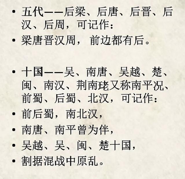 中国历史朝代记忆口诀，上下五千年尽在此！孩子掌握初高中都不愁