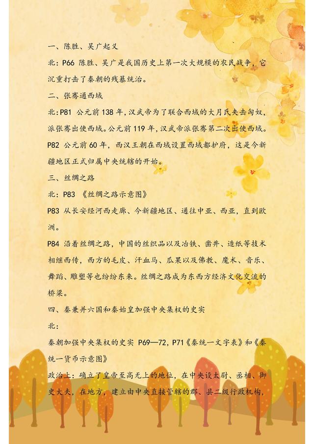初中历史：7—9年级必考知识点总结！仅发一次，吃透成绩翻翻涨-第4张图片-35股票学习网