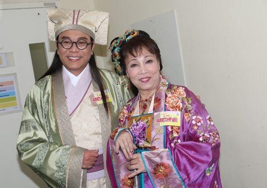 欧阳震华现身与“群姐”拍《爱．回家》，两人以古装打扮亮相