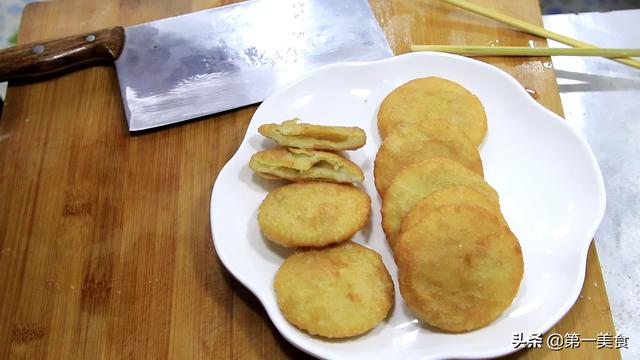 買不來糖糕可以在家炸，外皮酥脆掉渣，個個圓滾不破裂不露餡 美食頻道 第14张