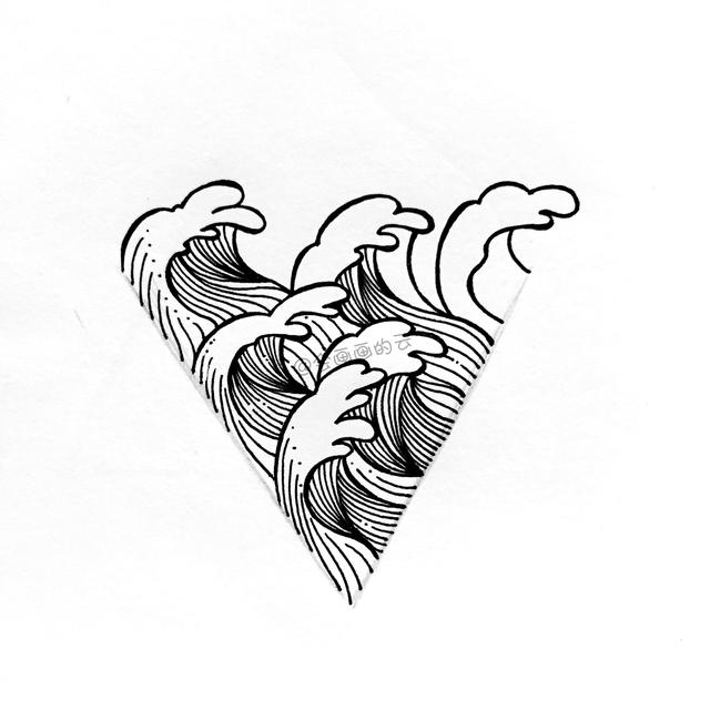 浪花简笔画(浪花简笔画花边) 资讯 第7张