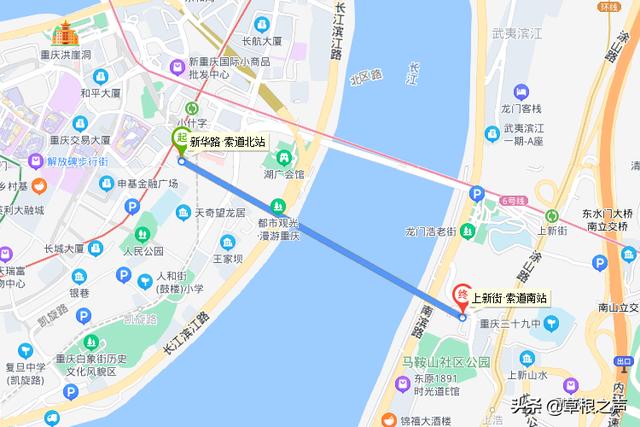 长江索道位于中国哪里，重庆长江索道在哪里？