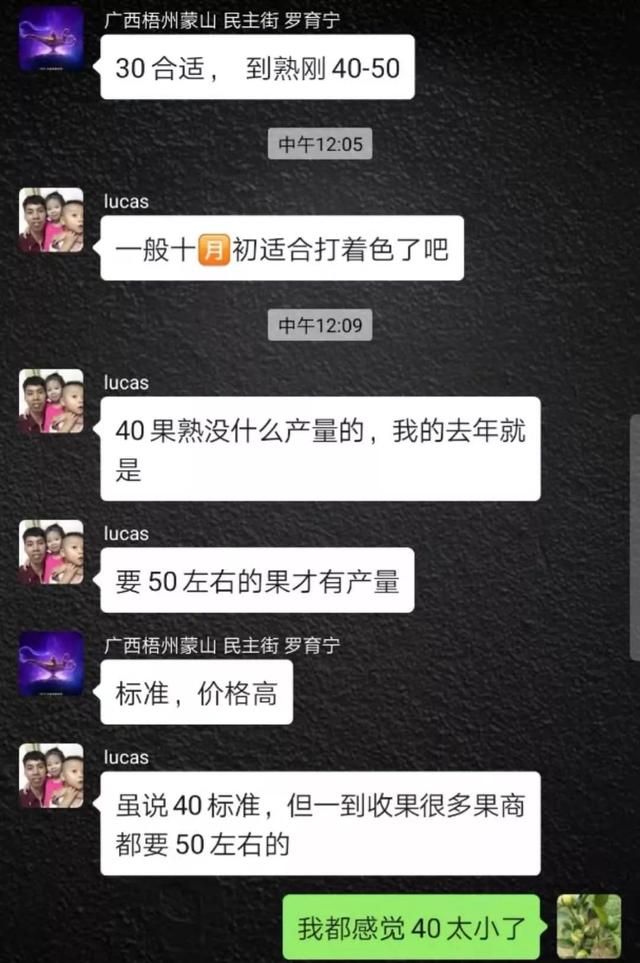 用对赤霉酸920，改善大小果，膨果快很多，不粗皮产量高6