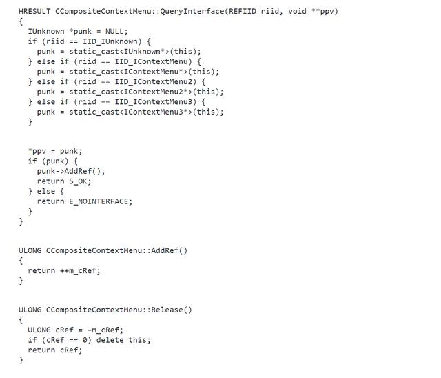 IContextMenu第十一部分：组合扩展的实现