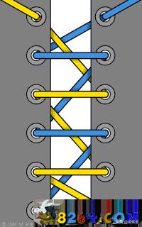 好看的鞋带系法