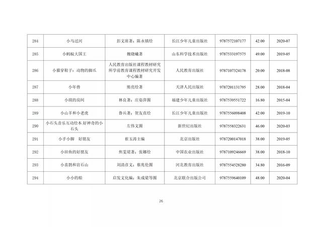 347种幼儿图画书书单来了！教育部推荐