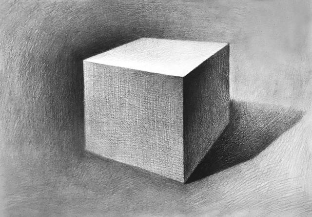 正方体怎么画步骤图片素描画正方体教程