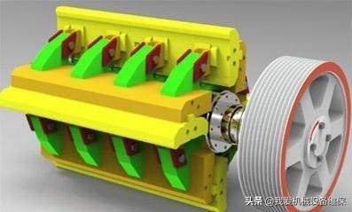 反击式破碎机的转子的工作原理