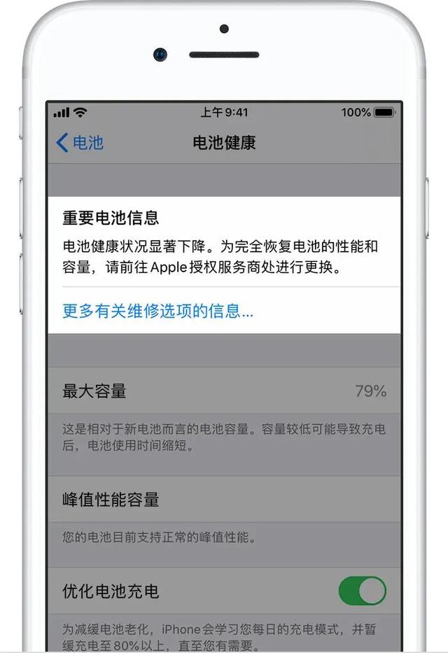 iPhone 电池健康中的标签都是什么意思?