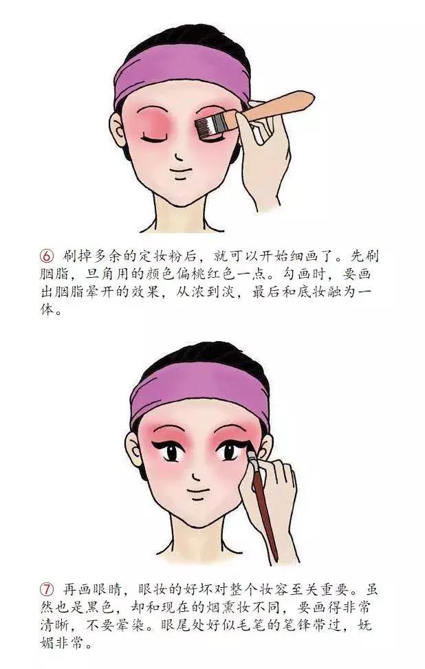 戏曲旦角化妆有区别