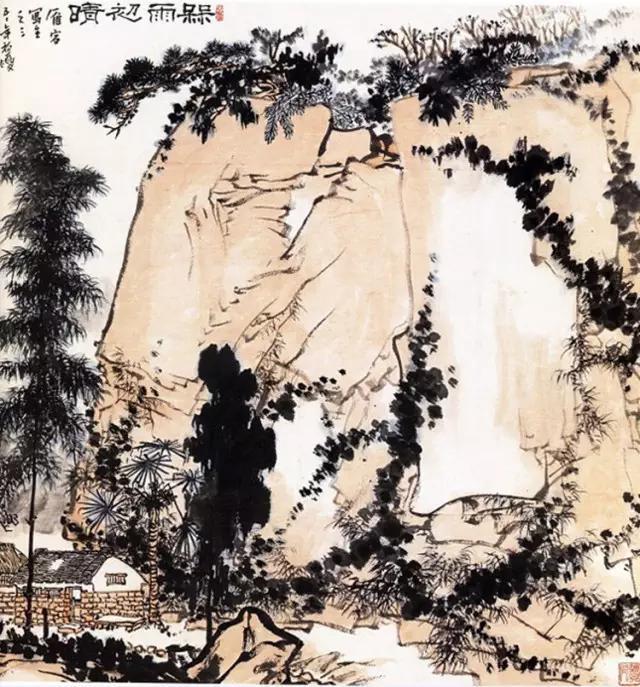 这幅精美的山水画共70幅插图