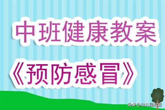 東北秧歌手絹花教案幼兒園中班健康教育活動教案預防感冒含反思