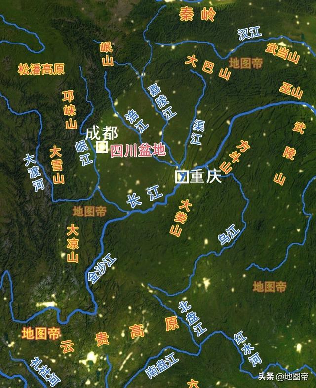 历代蜀国定都成都，元末夏国怎么定都重庆？