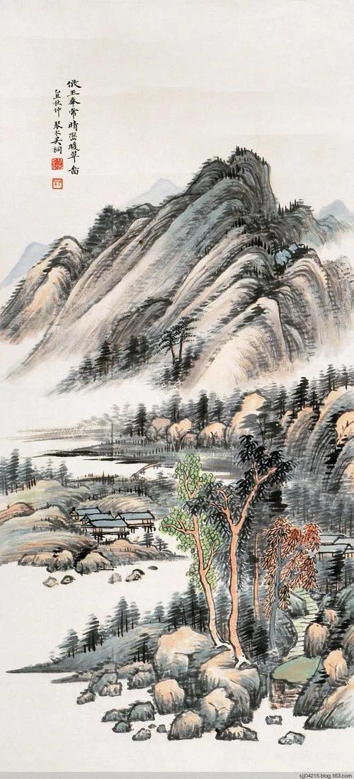 五琴木山水画赏析插图