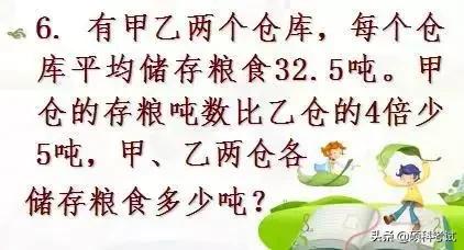 小升初数学20类必考应用题汇总（含答案解析），孩子考试用的上 小升初数学必考题型 第6张