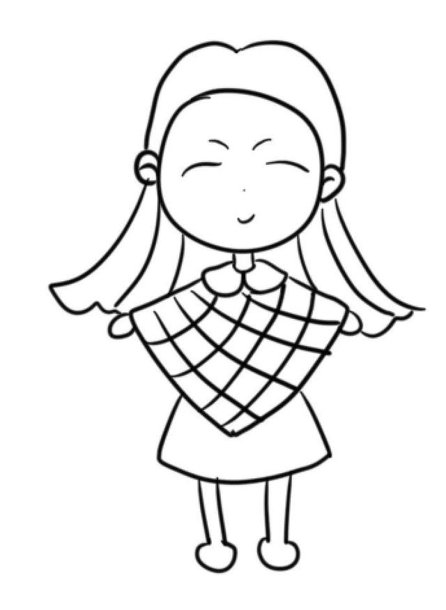 简单画画教学可爱人物画,简笔画简单好看易画人物