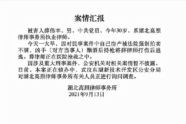 法外狂徒真实存在！又一律师倒下，凶手竟然有枪？