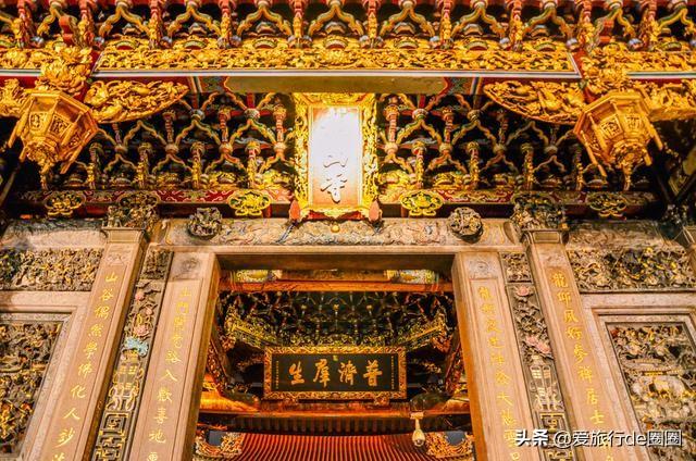 台北龙山寺太美了 一到晚上就变了个样 全网搜