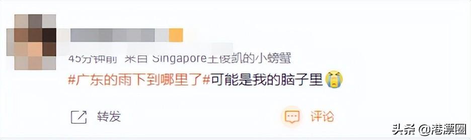 今天这场暴雨，让香港、广东、澳门三地吵起来了