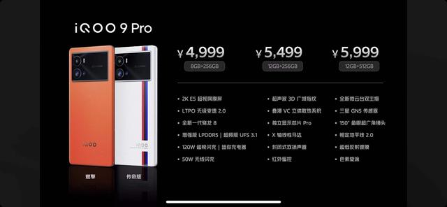 iQOO 9/9 Pro正式发布：起售价3999元/4999元-第2张图片-9158手机教程网