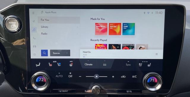 CarPlay：2022雷克萨斯NX搭载 CarPlay和内置Apple Music
