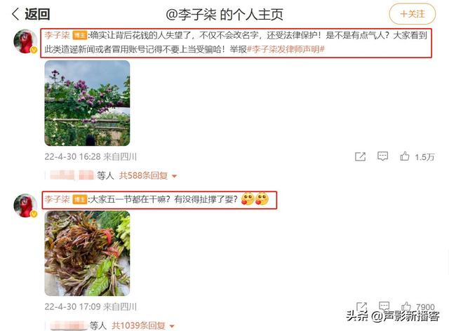 知名美食博主李子柒发律师声明维权，停更的这290天里她在做什么