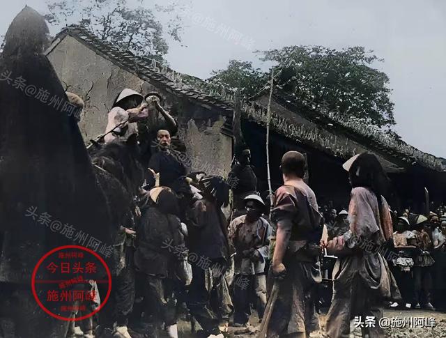 老照片：蘸人血馒头的清朝人，末代皇帝溥仪与裕仁天皇的合照