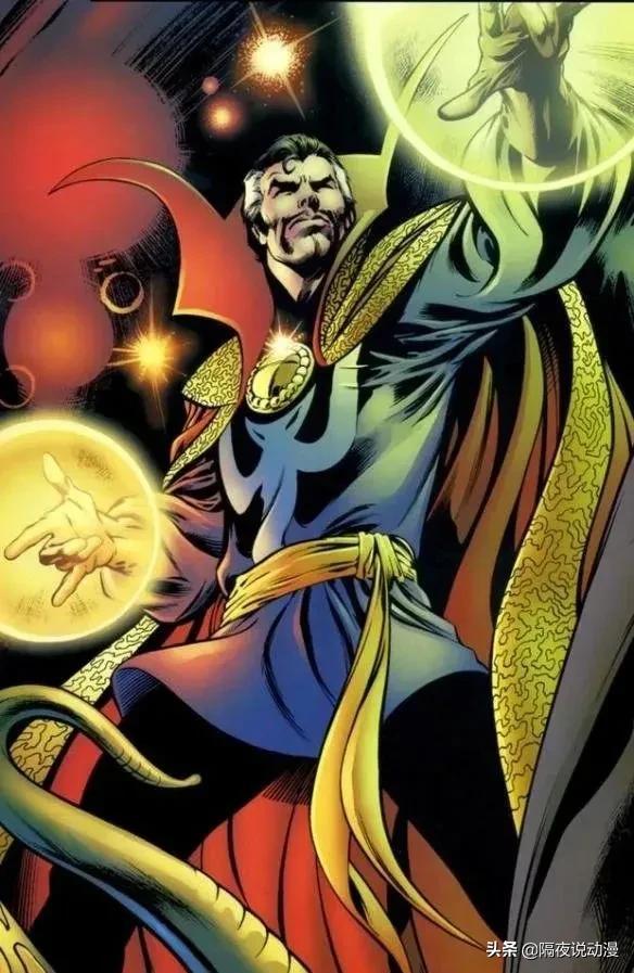 奇异博士是漫威魔法系英雄的著名代表,在古一法师的精心教导下,他成功