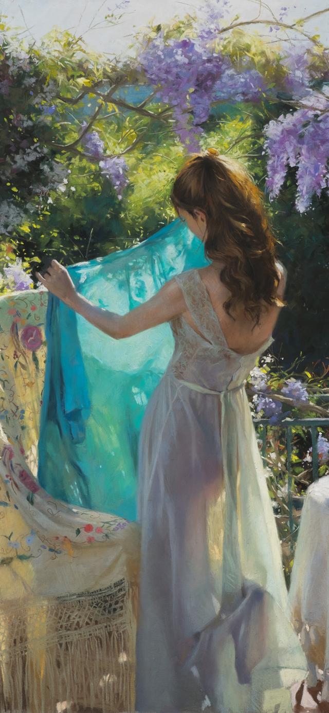 壁纸图片可爱仙女油画(壁纸图片油画可爱)-天晟网